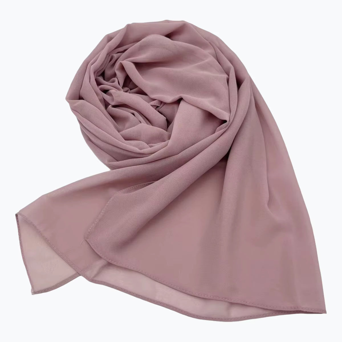 Plain Colored Chiffon Hijab