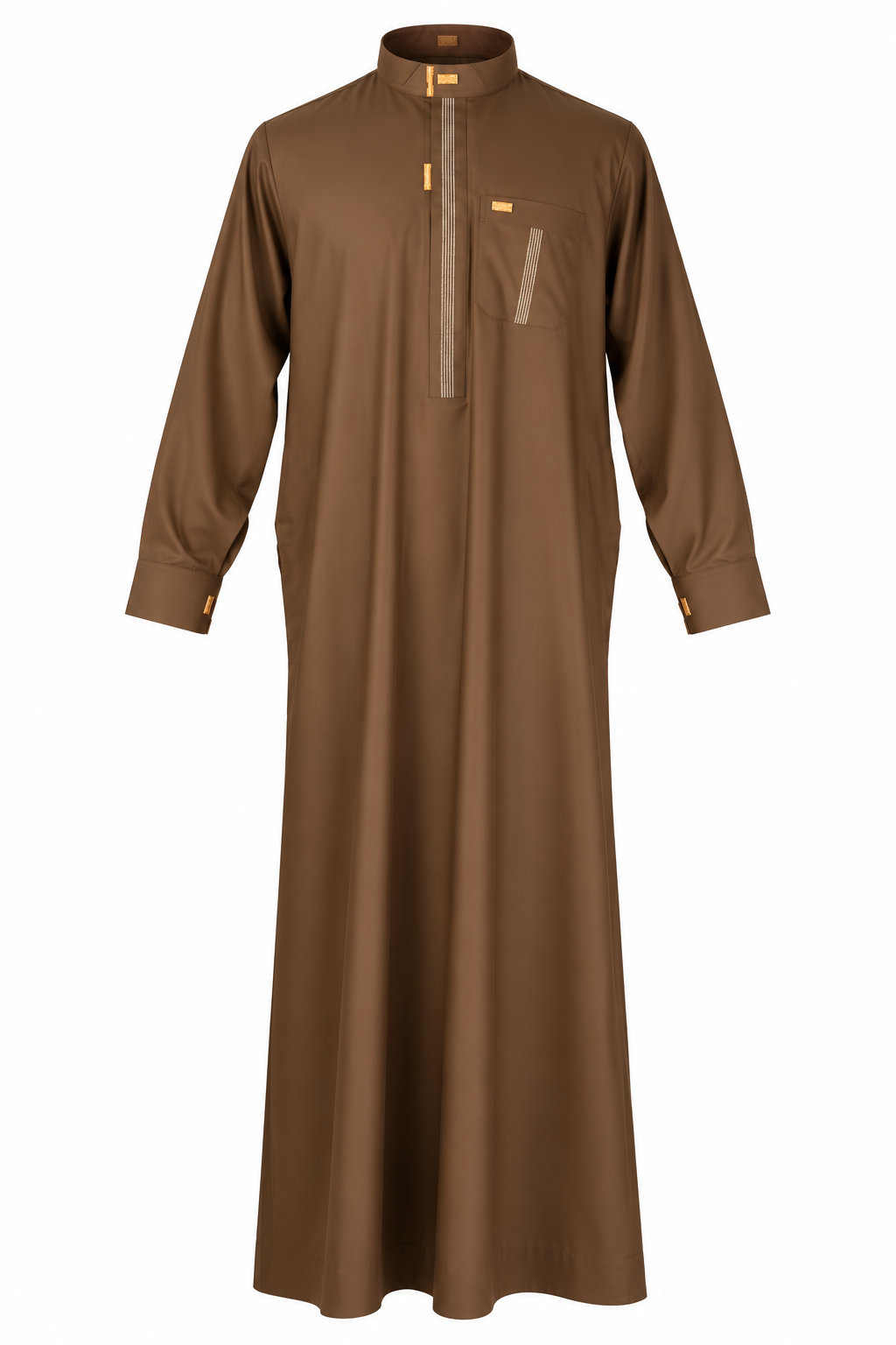 Al Haramain Colored Thobe - With Cuff & Zipper
