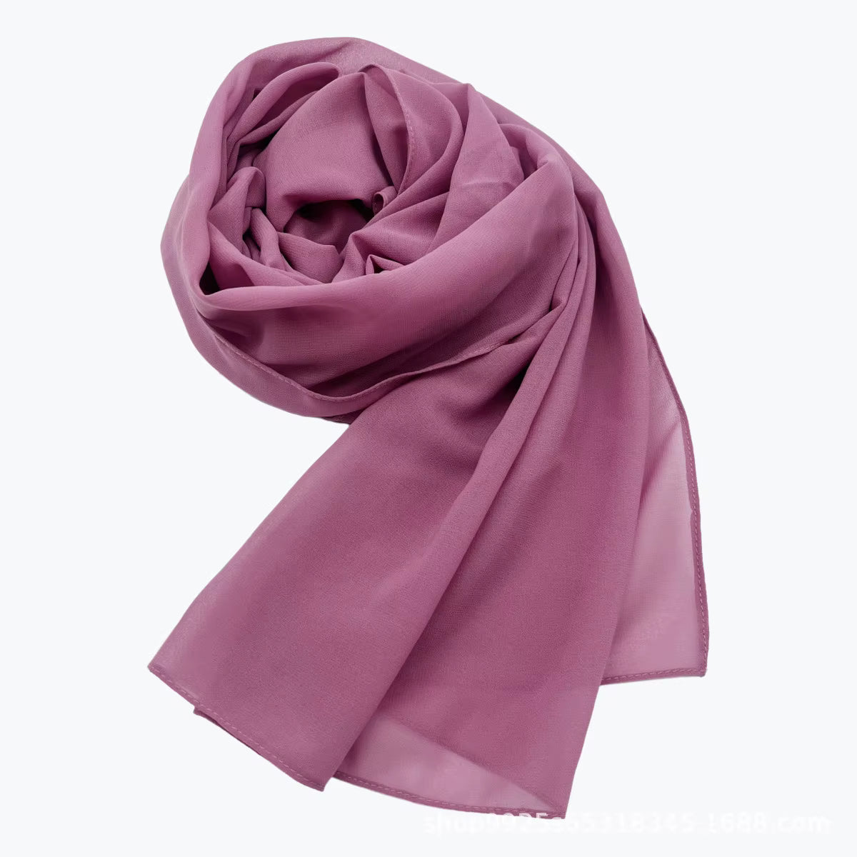 Plain Colored Chiffon Hijab