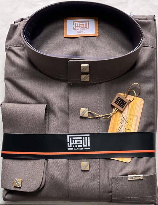 Al Aseel Colored Thobe - With Cuff
