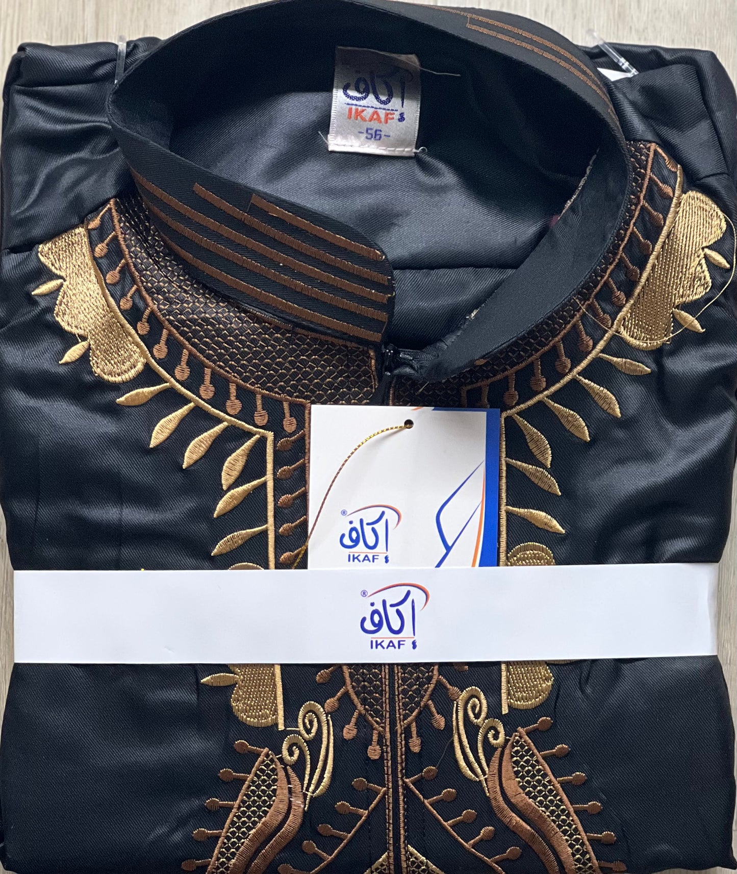 Ikaf Colored Thobe - With Embroidery