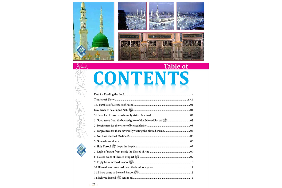 130 Parables of Devotees of Rasool