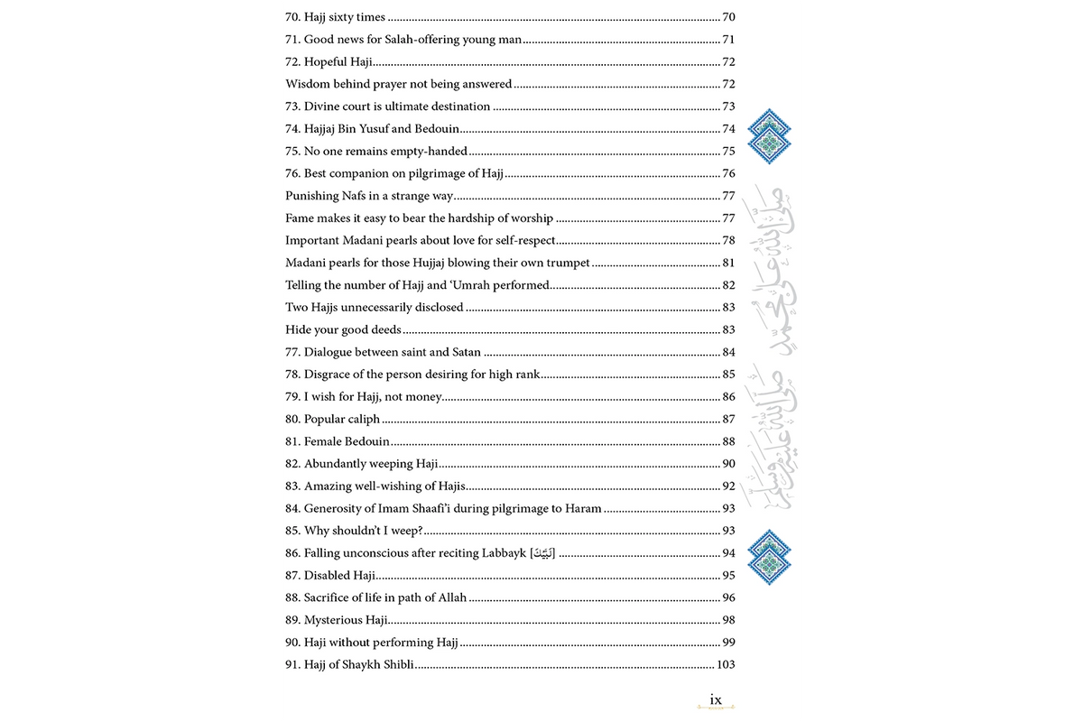 130 Parables of Devotees of Rasool