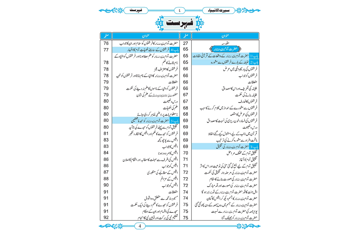 Seerat ul Ambiya - سیرت الانبیاء