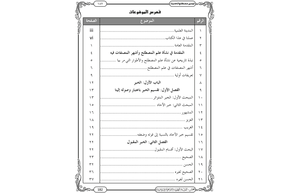 Taysir Mustalah al-Hadith - تيسير مصطلح الحديث